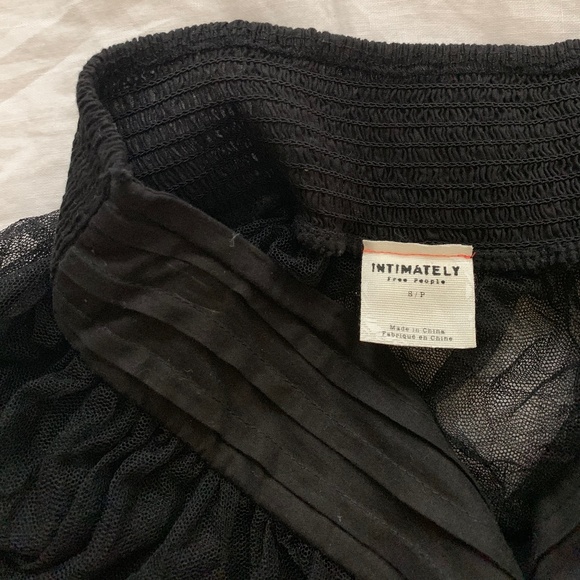 Free People Dresses & Skirts - Free People Black Tulle Skirt